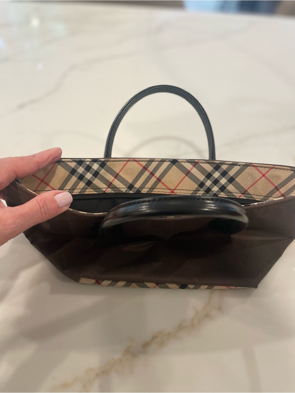 Authentic Burberry Small Tote - Picture 6 of 9